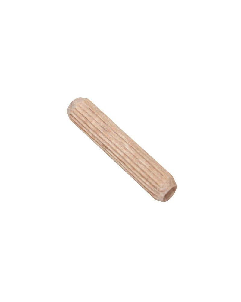 Perno in legno zigrinato per mobili. mm8x40 CONFEZIONE DA 30PZ