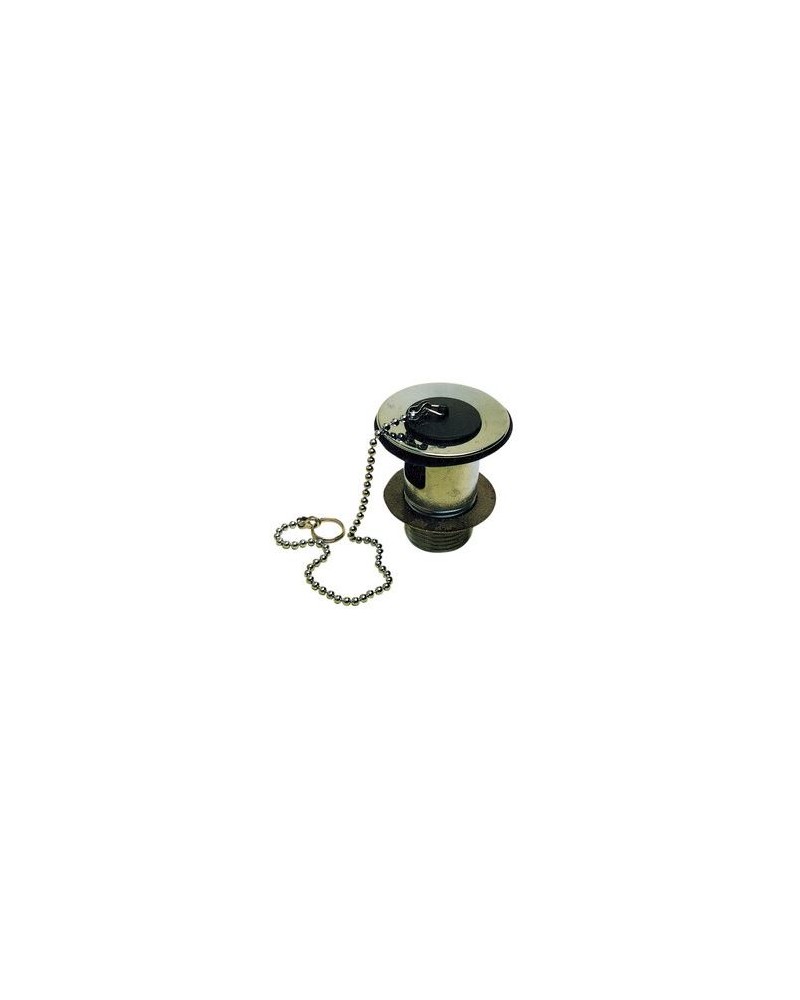 PILETTA OTTONE CROMATO PER LAVABO D 1 1/4