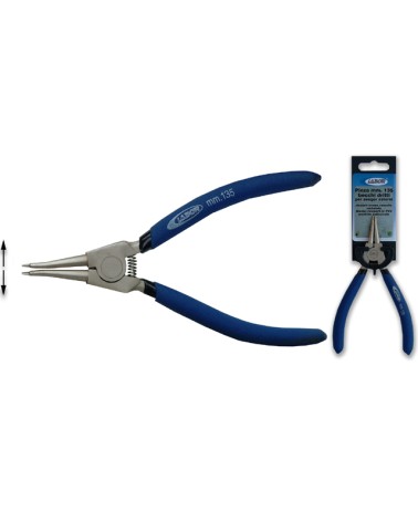 Pinza LABOR MM175 per anelli elastici di sicurezza ( SEEGER ) con becchi diritti per esterni.