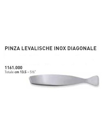 PINZA LEVALISCHE INOX TAGLIO DIAGONALE AMBROGIO SANELLI A1161000