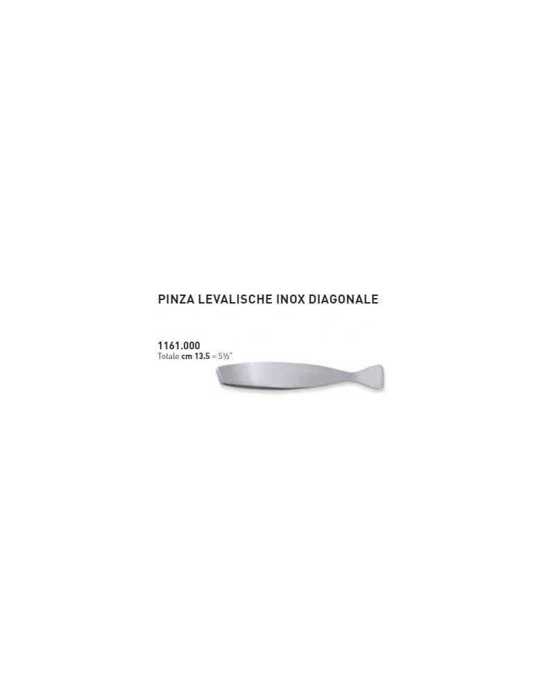 PINZA LEVALISCHE INOX TAGLIO DIAGONALE AMBROGIO SANELLI A1161000