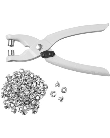 PINZA OCCHIELLATRICE MAURER CON 100 OCCHIELLI