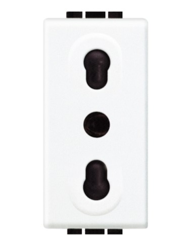 Presa BTIN4180 LIGHT - PRESA 2P+T 10/16A 250VAC BIPASSO bticino