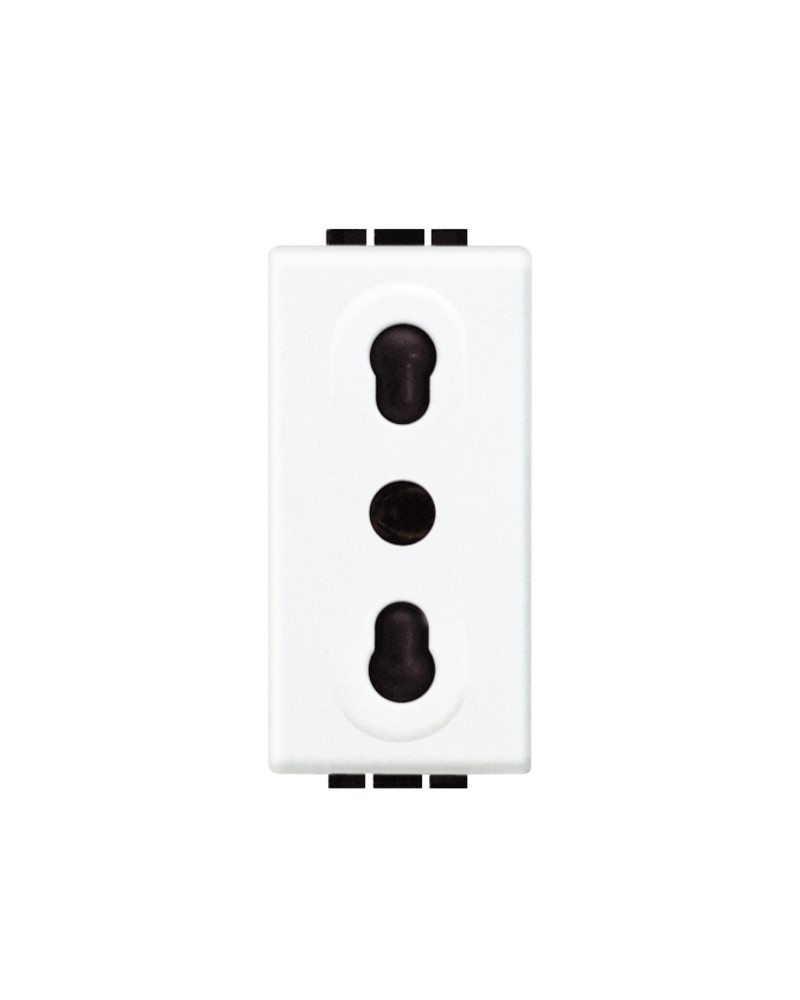 Presa BTIN4180 LIGHT - PRESA 2P+T 10/16A 250VAC BIPASSO bticino