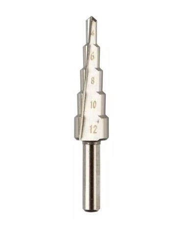PUNTA A GRADINI 4 - 12MM ART. 54T302 GRAPHITE
