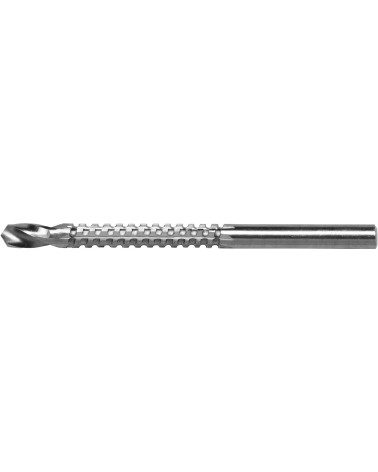 Punta raspa in HSS MAURER per legno - diam. 6x90 mm - gambo diam.6 mm
