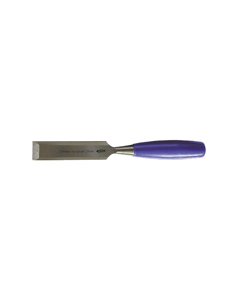 Scalpello LABOR per legno 10MM con lama in acciaio al cromo vanadio, temperata e rettificata. Manico anatomico in materiale sint