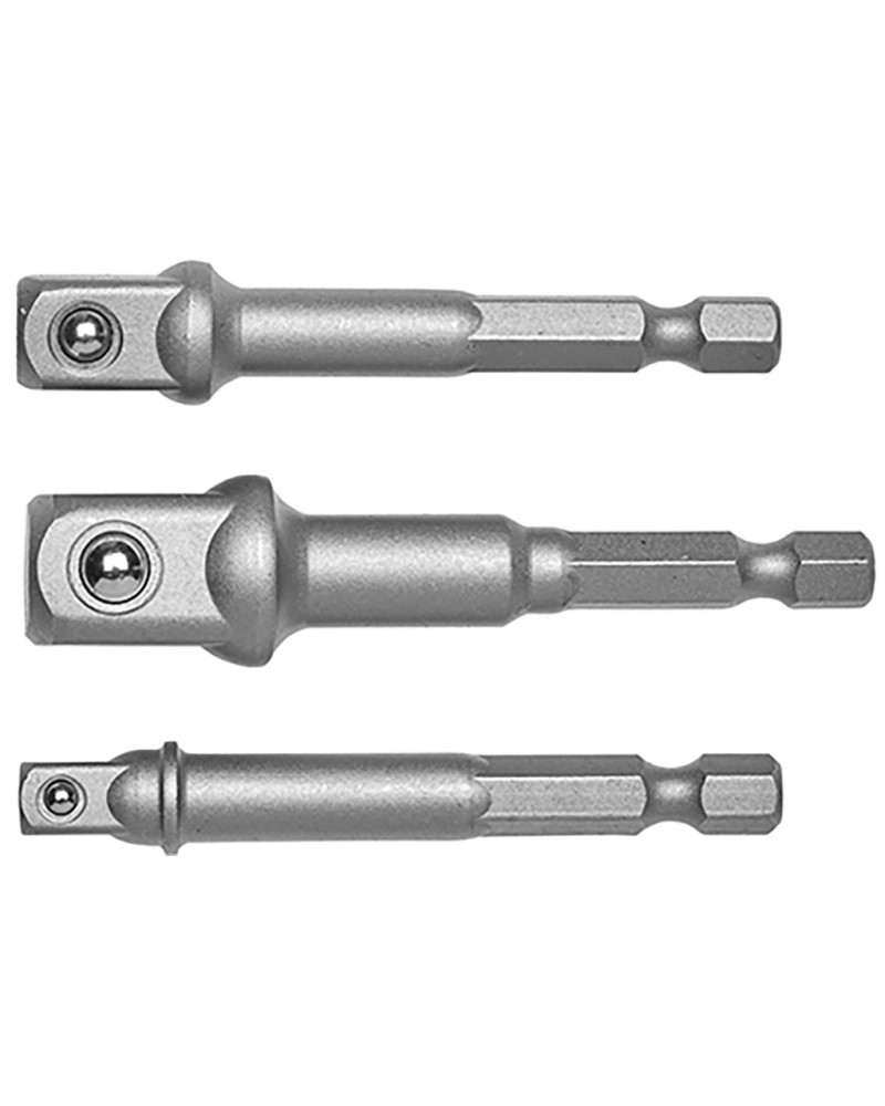 SET 3 ADATTATORI X CHIAVI A BUSSOLA 1/4''-3/8''-1/2'' 900096 MAURER
