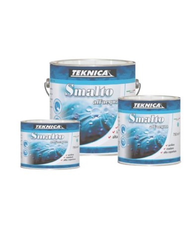 SMALTO ALL'ACQUA TEKNICA OPACO BIANCO 2,5LT HACCP/A ART. 17-4305