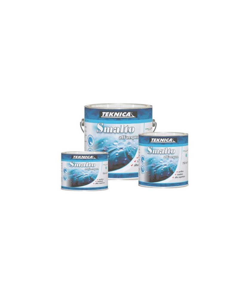 SMALTO ALL'ACQUA TEKNICA OPACO BIANCO 2,5LT HACCP/A ART. 17-4305