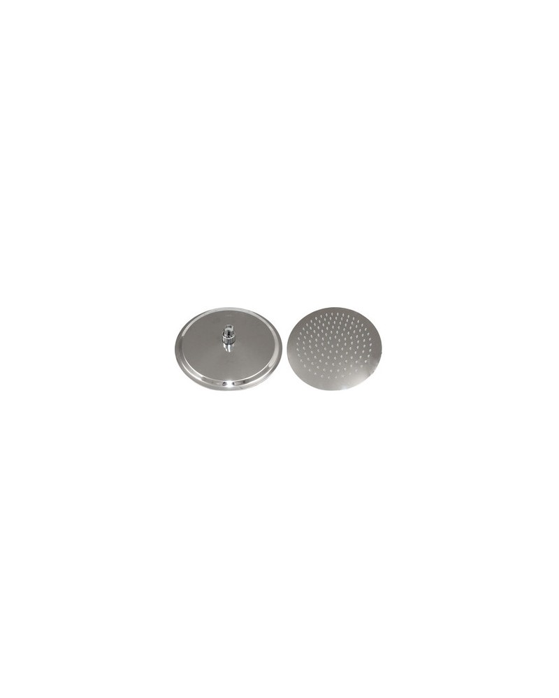 SOFFIONE DOCCIA INOX TONDO DIAMETRO CM.20 IN ACCIAIO INOX SS304 GROENLANDIA