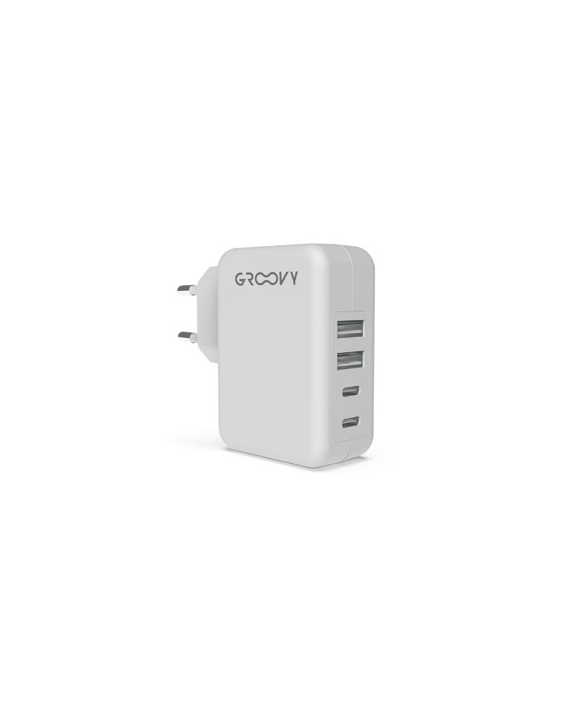 SPINA MURO 2USB + 2USB-C 4,8A PANTONE C01 GROOVY