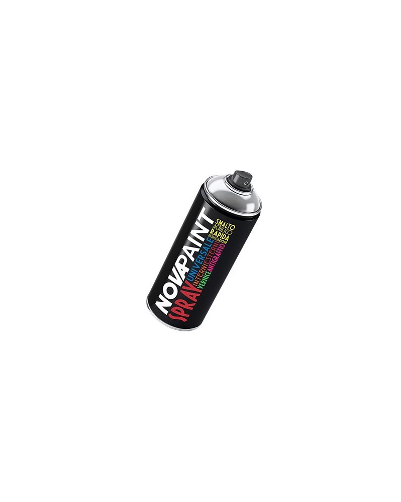 SPRAY NERO LUCIDO RAL 9005 400ML NOVA SPA