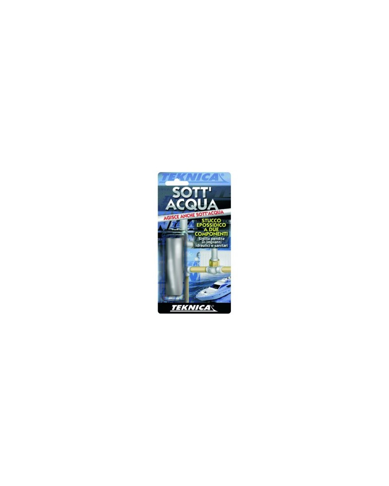 STUCCO EPOSSIDICO A DUE COMPONENTI SOTT' ACQUA 50GR TEKNICA ART. tk13-0280