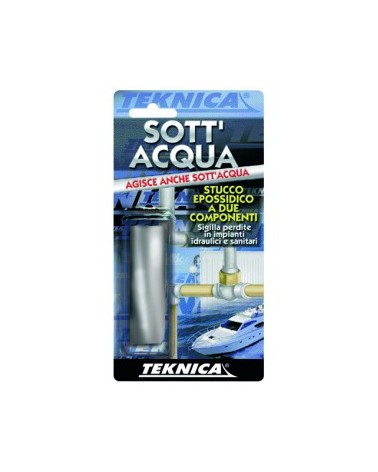 STUCCO EPOSSIDICO A DUE COMPONENTI SOTT' ACQUA 50GR TEKNICA ART. tk13-0280
