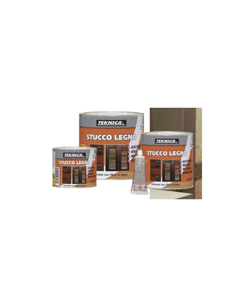STUCCO LEGNO NEUTRO CON CATALIZZATORE TEKNICA ART. TK07-0006. 125ML