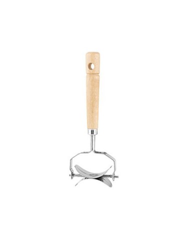 TAGLIATORTELLI OVALE GRANDE ART. 120-15. Tagliatortelli grande con lama di forma ovale in acciaio inox e manico in legno