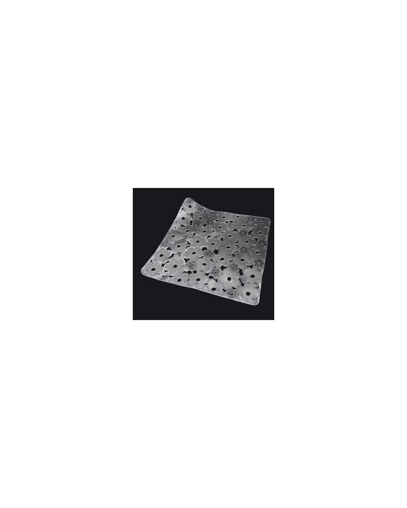 TAPPETO ANTISCIVOLO DOCCIA MARGHERITA 52X52 CM CRYSTAL