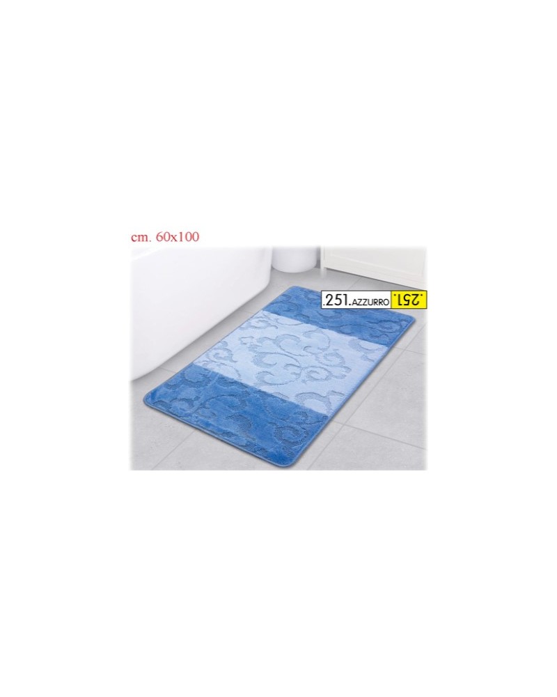 TAPPETO ELVIS 60X100CM IN POLIPRILENE CON FONDO ANTISCIVOLO COLORI ASSORTITI