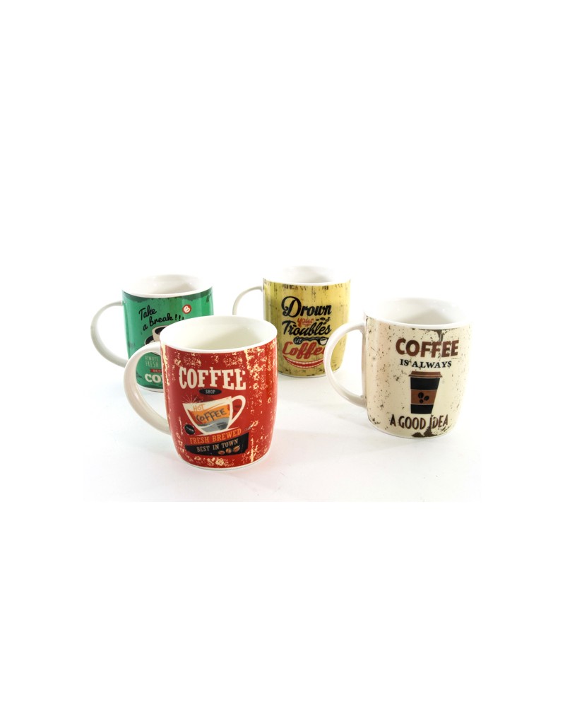 TAZZOTTO VINTAGETazzotto dotato di manico, disponibile in disegni assortiti dall'aria vintage.