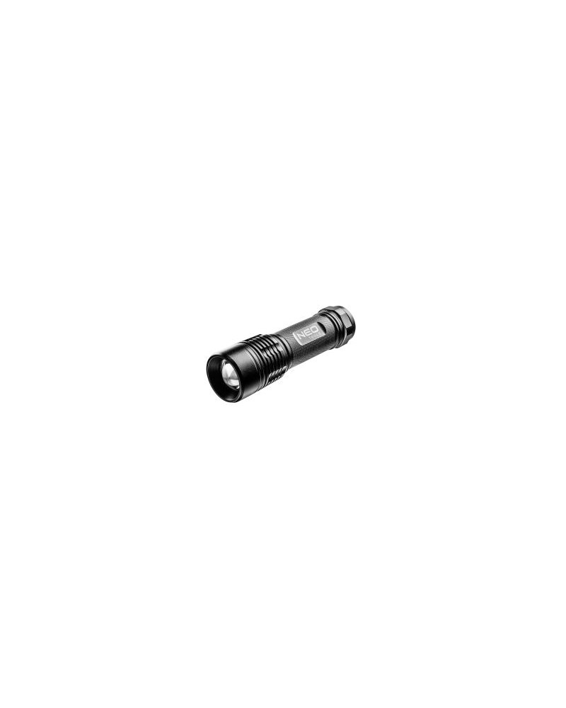 Torcia in alluminio 200 lumen,con zoom, IPX7 art. 99-101 NEO TOOLS
