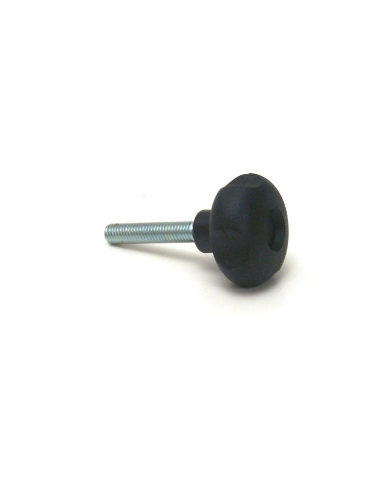 Volantino a 4 lobi in materiale termoplastico, con perno filettato maschio MM60 M12X40MM ART. 732