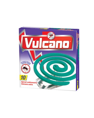 Vulcano spirale anti zanzare 10 SPIRALI. Agiscono immediatamente dopo l'accensione e ti proteggono da insetti e zanzare. Ogni sp