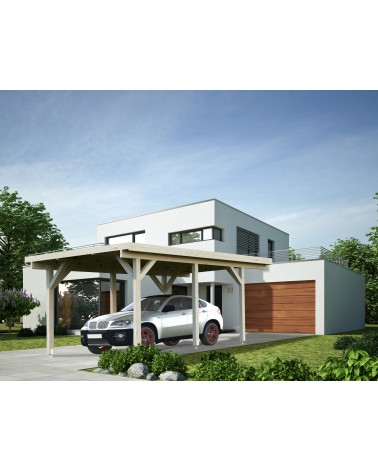 CARPORT SINGOLO CON COPERTURA