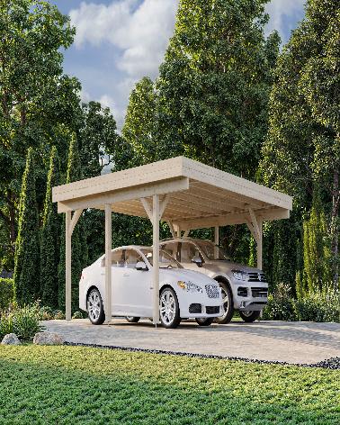 CARPORT DOPPIO CON COPERTURA