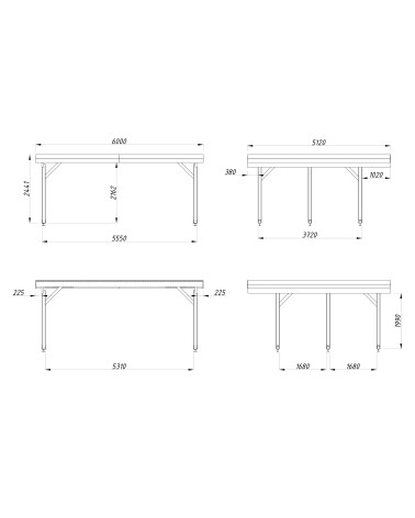 CARPORT DOPPIO CON COPERTURA