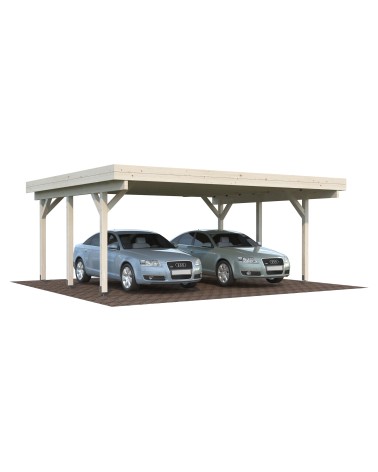 CARPORT DOPPIO CON COPERTURA