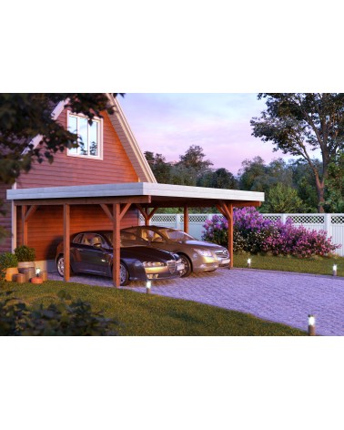 CARPORT DOPPIO CON COPERTURA