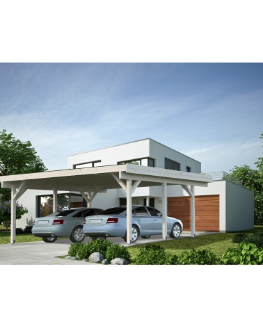 CARPORT DOPPIO CON COPERTURA