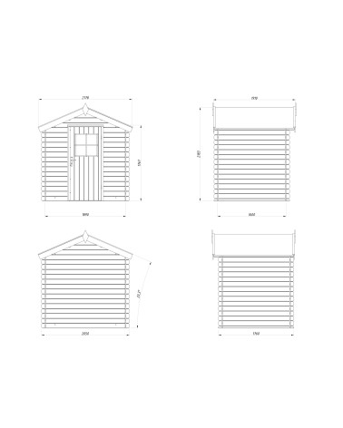 CASETTA PAOLA CM 206X176