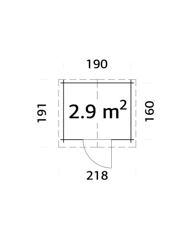 CASETTA PAOLA CM 206X176