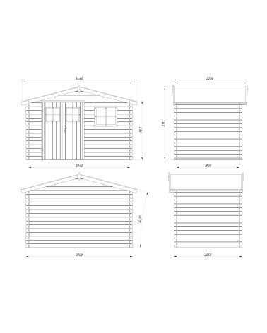 CASETTA LATINA CM 320X205