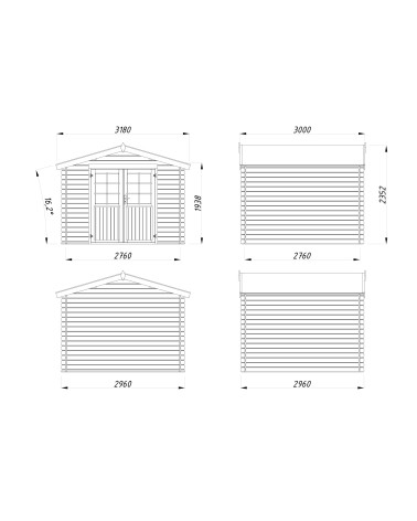CASETTA ASTRID 300X300