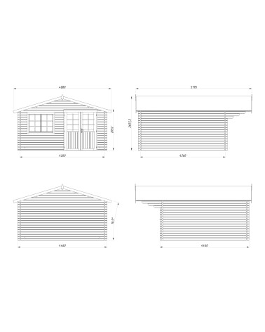 CASETTA BRITTA A 446X446