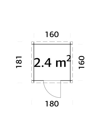 CASETTA MOLLY A CM 176X176