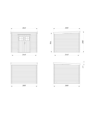 CASETTA MOLLY C CM 260X260