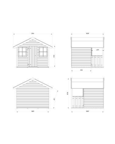 CASETTA FELIX 180X112