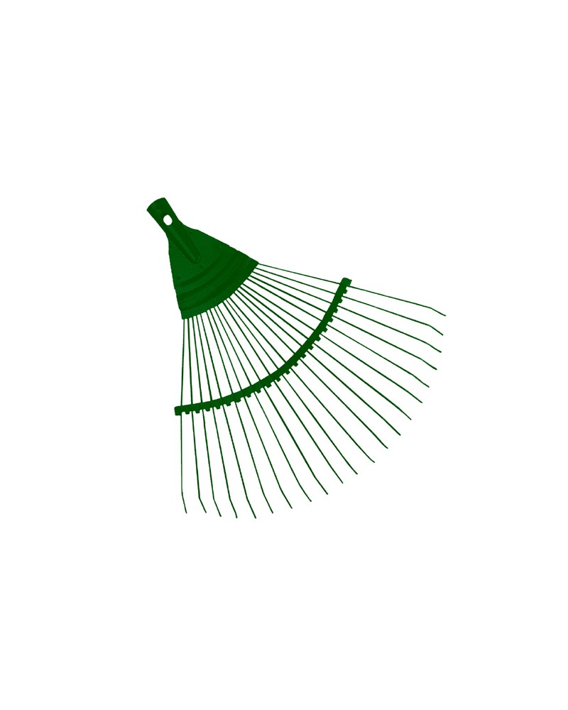 SCOPA PER FOGLIE FILO TONDO VERDE