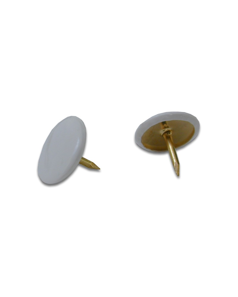 PUNTINE PLASTICATE BIANCHE 40 PEZZI