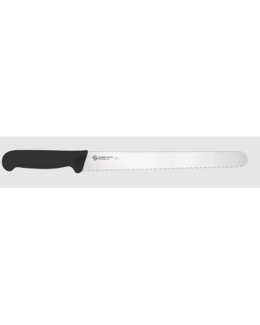 COLTELLO PANETTIERE MANICO NERO linea SUPRA CM24 AMBROGIO SANELLI