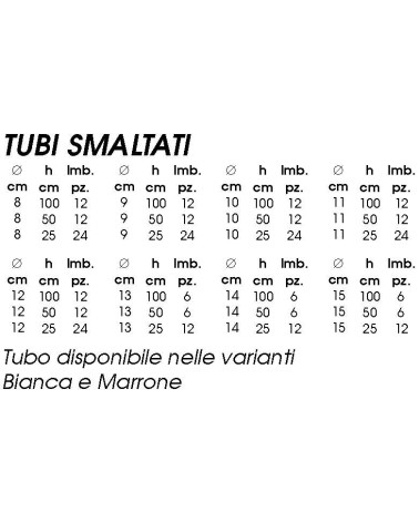 TUBO PELLET H50  diametro 80  DEMA
