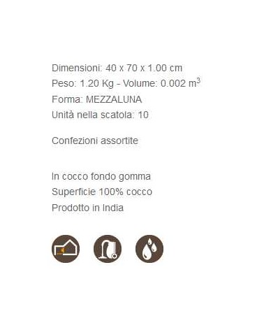 ZERBINO COC/GOM 40X70 M/L 