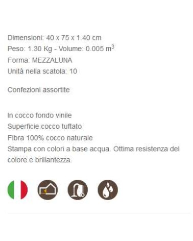 ZERBINO COCCO 40X75 M/L   