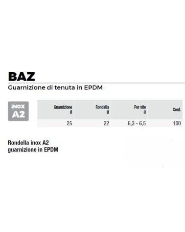 ROND OMB INX 6x25 EPDM 100