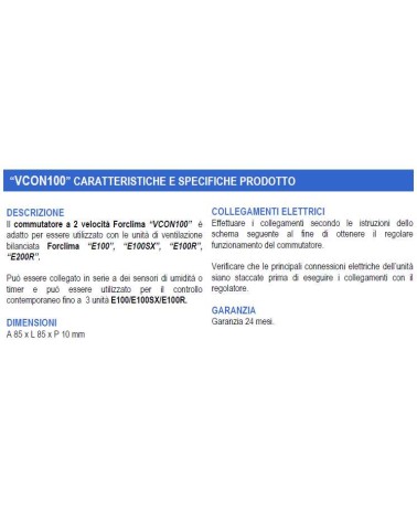 REGOLATORE A 2 VELOCITA'  