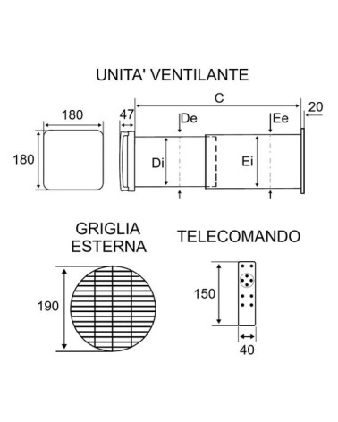 VMC RECUP.CALORE 28-50MC/H
